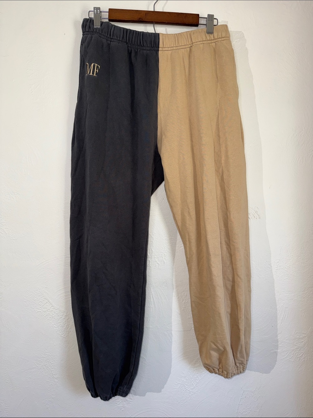 The Mayfair Group Say Less Mean More Two Tone Sweatpants M/L